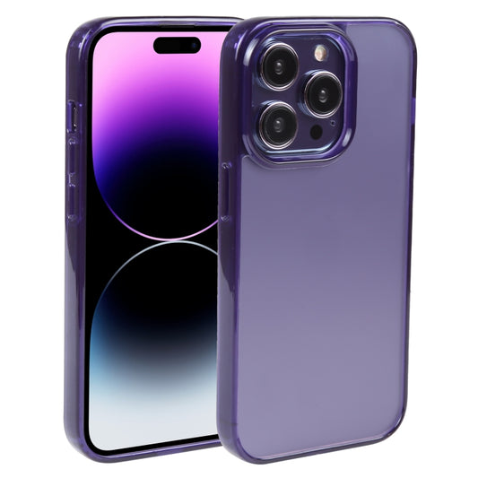 For iPhone 14 Pro GEBEI Acrylic Phone Case (Purple) - iPhone 14 Pro Cases by GEBEI | Online Shopping UK | buy2fix