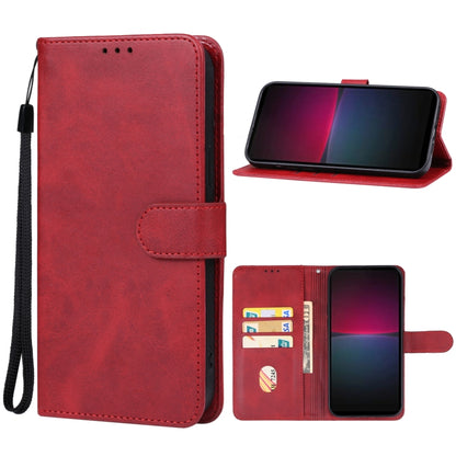For Sony Xperia 10 V Leather Phone Case(Red) - Sony Cases by buy2fix | Online Shopping UK | buy2fix