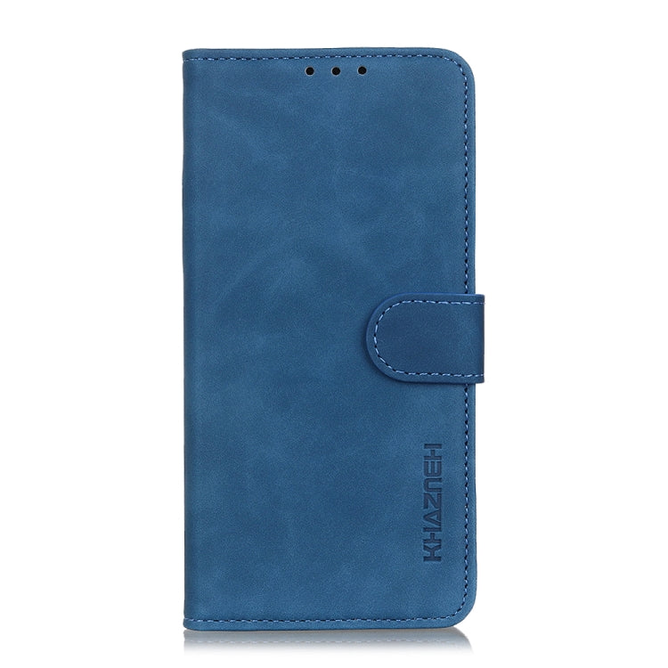 For Xiaomi Poco X5 5G / Redmi Note 12 5G KHAZNEH Retro Texture Flip Leather Phone Case(Blue) - Note 12 Cases by buy2fix | Online Shopping UK | buy2fix