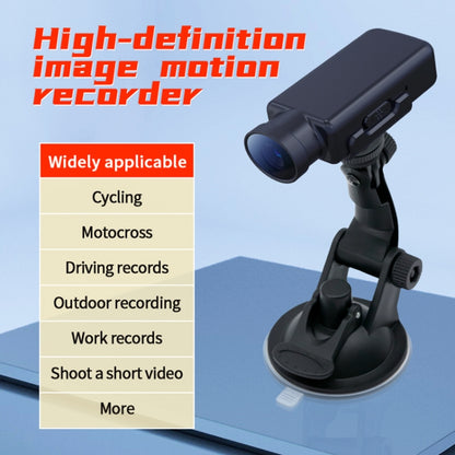 JNN V17 1080P HD Wide Angle Video Sports Recorder with Stand, Capacity:16GB(Black) - Digital Video Recorder by JNN | Online Shopping UK | buy2fix