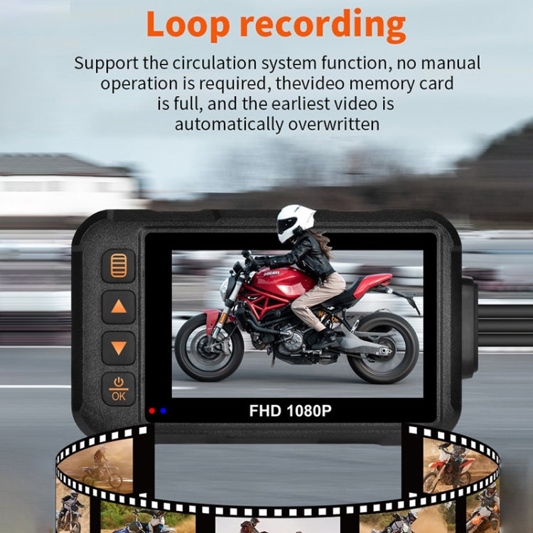 SE60 3.0 inch 1080P Waterproof HD Motorcycle DVR, Support TF Card / Cycling Video / Parking Monitoring - In Car by buy2fix | Online Shopping UK | buy2fix