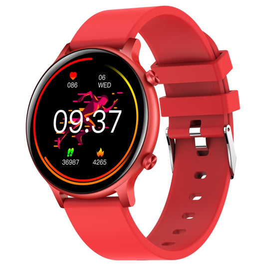 HT12 1.32 inch Silicone Band IP67 Waterproof Smart Watch, Support Bluetooth Calling / Sleep Monitoring(Red) - Smart Wear by buy2fix | Online Shopping UK | buy2fix