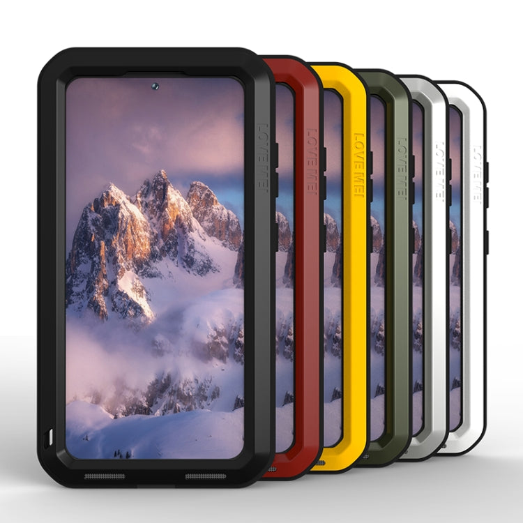 For Samsung Galaxy S23 5G LOVE MEI Metal Shockproof Life Waterproof Dustproof Phone Case(Silver) - Galaxy S23 5G Cases by LOVE MEI | Online Shopping UK | buy2fix