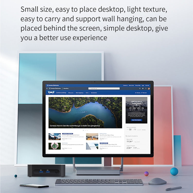 ZX03 Windows 11 Mini PC, Intel Alder Lake N95, Support Dual HDMI Output, Spec:32GB+1TB(UK Plug) -  by buy2fix | Online Shopping UK | buy2fix