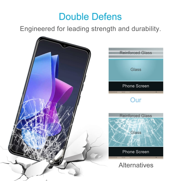 For TECNO Spark Go 2023 50pcs 0.26mm 9H 2.5D Tempered Glass Film - Tecno Tempered Glass by buy2fix | Online Shopping UK | buy2fix