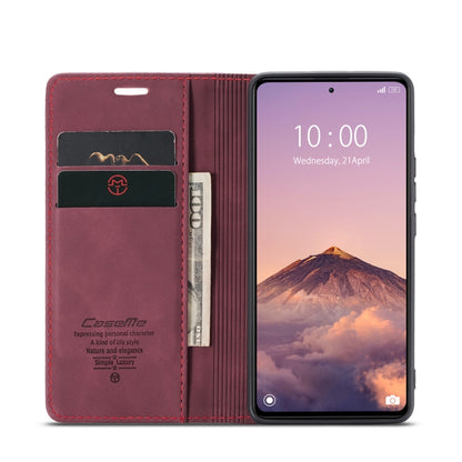 For Xiaomi Redmi Note 12 Pro+ 5G CaseMe 013 Multifunctional Horizontal Flip Leather Phone Case(Wine Red) - Note 12 Pro+ Cases by CaseMe | Online Shopping UK | buy2fix