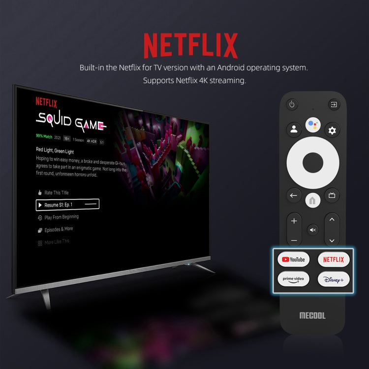 MECOOL KM7 Plus Android 10.0 Smart TV Set Top Box, Amlogic S905Y4 Quad Core, 2GB+16GB, Plug Type:EU Plug - Consumer Electronics by MECOOL | Online Shopping UK | buy2fix
