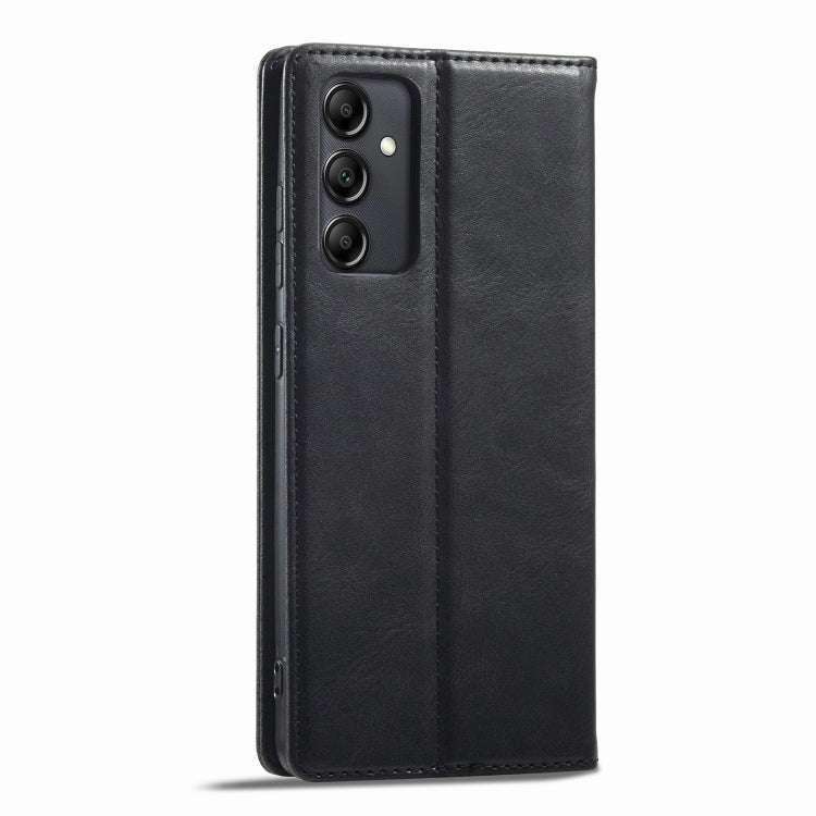 For Samsung Galaxy A14 4G/5G LC.IMEEKE RFID Anti-theft Leather Phone Case(Black) - Galaxy Phone Cases by LC.IMEEKE | Online Shopping UK | buy2fix