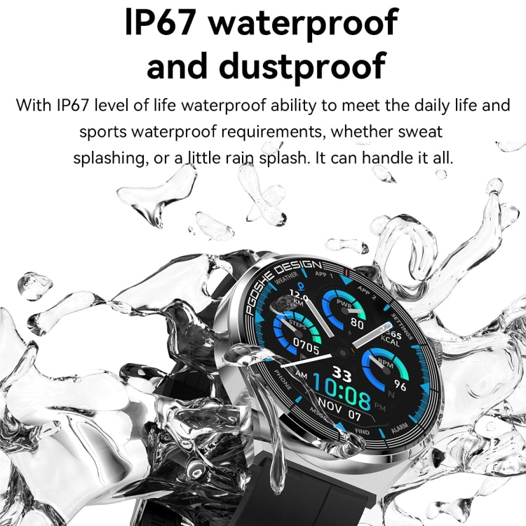 PG3 Pro 1.41 inch TFT Screen Smart Watch, Support Heart Rate / Blood Pressure Monitoring(Black) - Smart Wear by buy2fix | Online Shopping UK | buy2fix