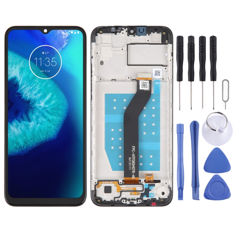 Original LCD Screen For Motorola Moto G8 Power Lite Digitizer Full Assembly With Frame - Repair & Spare Parts by buy2fix | Online Shopping UK | buy2fix