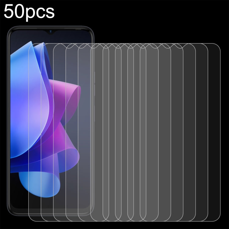 For Tecno Spark 10 5G 50pcs 0.26mm 9H 2.5D Tempered Glass Film - Tecno Tempered Glass by buy2fix | Online Shopping UK | buy2fix