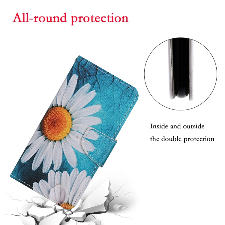 For Xiaomi Redmi 12C Colored Drawing Pattern Flip Leather Phone Case(Chrysanthemum) - Xiaomi Cases by buy2fix | Online Shopping UK | buy2fix