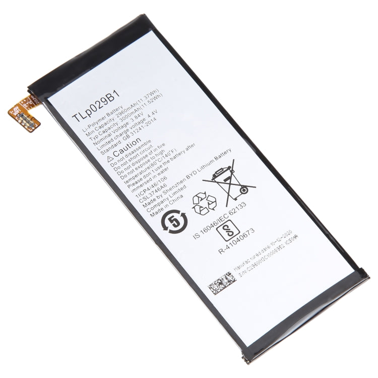 For Alcatel POP 4S OT-5095 2960mAh Battery Replacement TLP029B2 - Others by buy2fix | Online Shopping UK | buy2fix