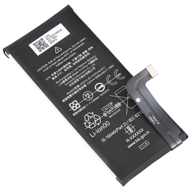 For Google Pixel 4a 3080mAh Battery Replacement G025J-B - Others by buy2fix | Online Shopping UK | buy2fix