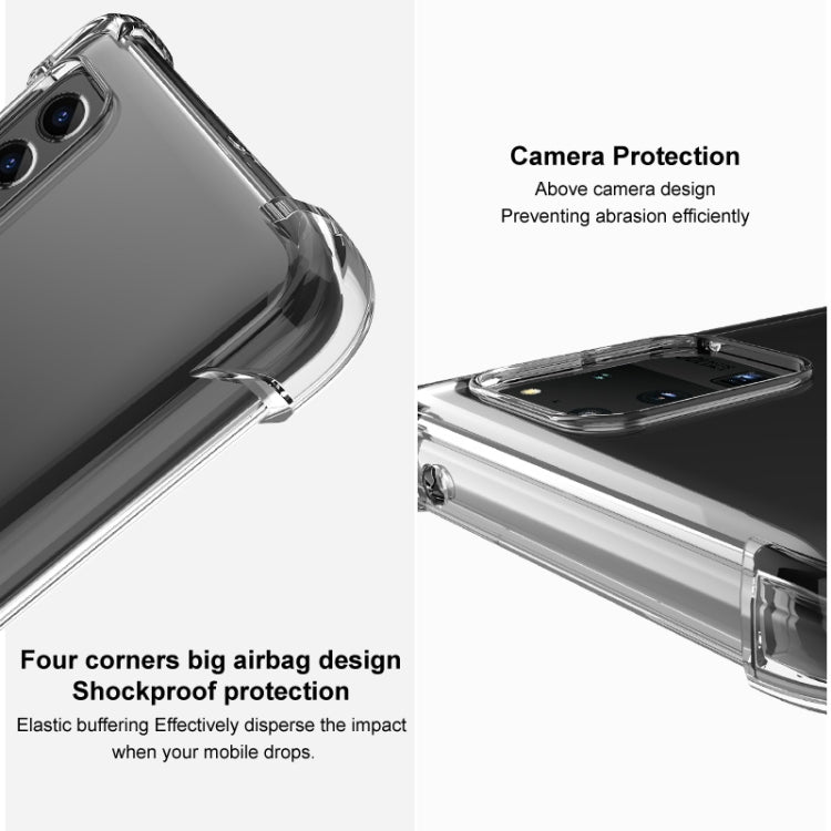 For Xiaomi 13 Lite 5G / Civi 2 5G imak Shockproof Airbag TPU Phone Case(Transparent Black) - 13 Lite Cases by imak | Online Shopping UK | buy2fix