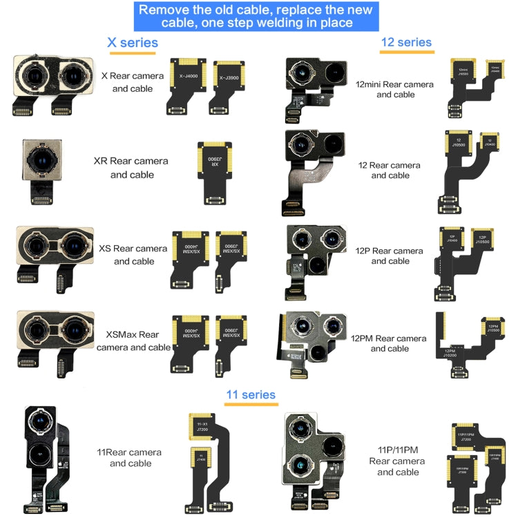 For iPhone 12 Pro Max J10200 i2C Back Facing Wide Camera Cable - Repair & Spare Parts by buy2fix | Online Shopping UK | buy2fix