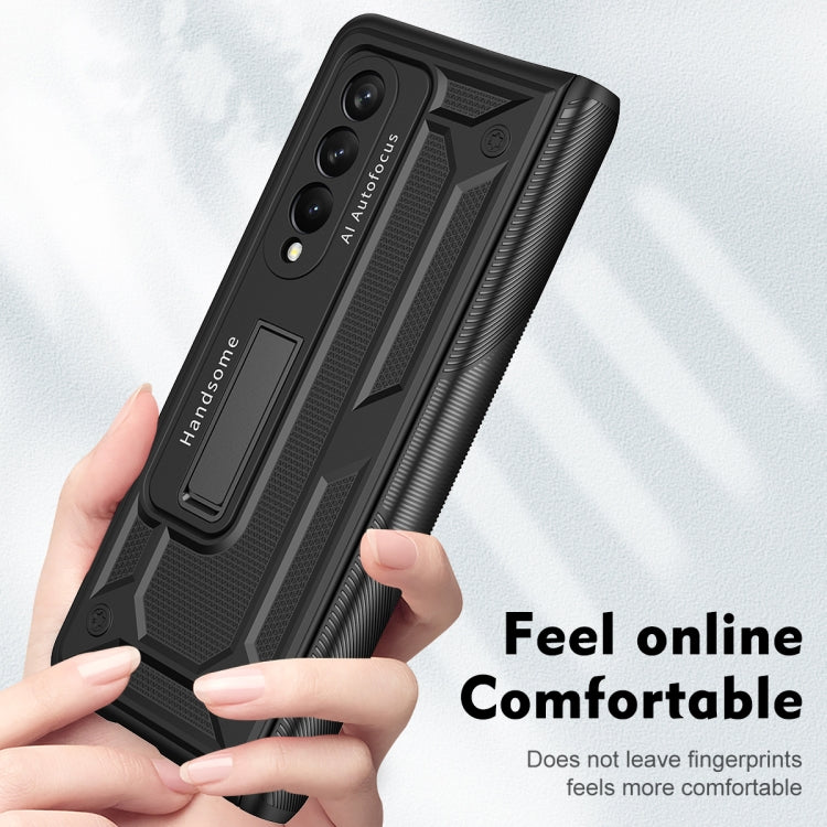 For Samsung Galaxy Z Fold3 5G integrated Shockproof Phone Case with Hinge(Black) - Galaxy Phone Cases by buy2fix | Online Shopping UK | buy2fix