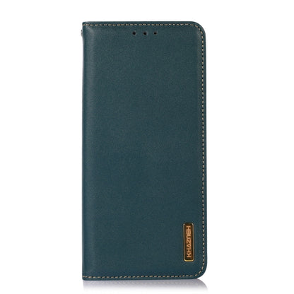 For Samsung Galaxy F14 5G KHAZNEH Nappa Top Layer Cowhide Leather Phone Case(Green) - Galaxy Phone Cases by buy2fix | Online Shopping UK | buy2fix