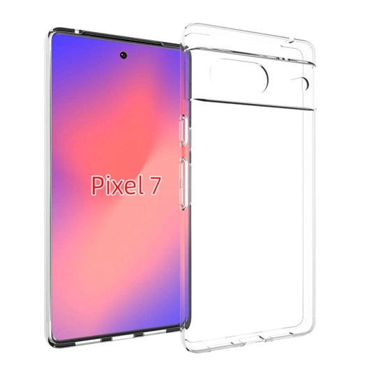 For Google Pixel 7 Waterproof Texture TPU Phone Case(Transparent) - Google Cases by buy2fix | Online Shopping UK | buy2fix