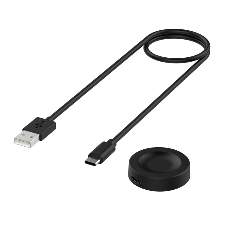 For Huawei Watch Ultimate Smart Watch Magnetic Charging Cable, Length: 1m, Style:Split Version(Black) - Charger by buy2fix | Online Shopping UK | buy2fix