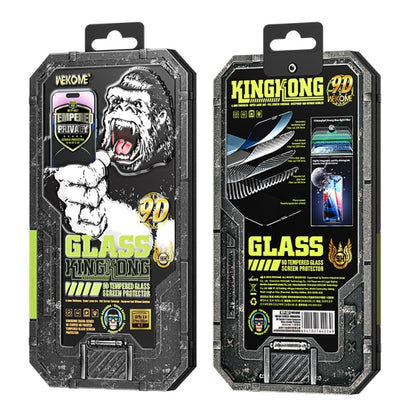 For iPhone 13 Pro WK WTP-067 King Kong Vacha 9D Curved Privacy Tempered Glass Film(Black) - iPhone 13 Pro Tempered Glass by WK | Online Shopping UK | buy2fix