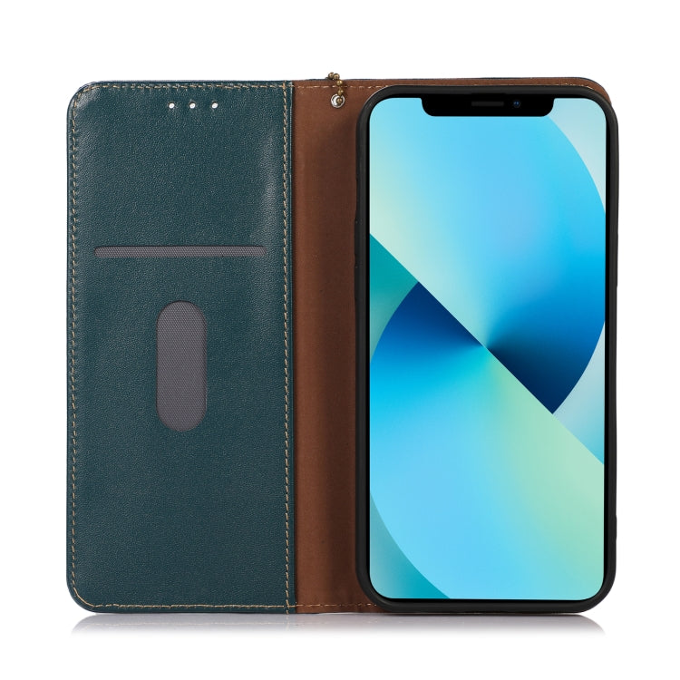 For Samsung Galaxy M54 5G KHAZNEH Nappa Top Layer Cowhide Leather Phone Case(Green) - Galaxy Phone Cases by buy2fix | Online Shopping UK | buy2fix