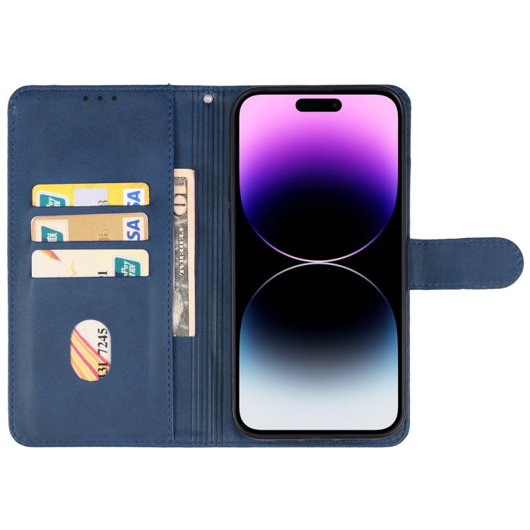 For iPhone 15 Pro Max Leather Phone Case(Blue) - iPhone 15 Pro Max Cases by buy2fix | Online Shopping UK | buy2fix