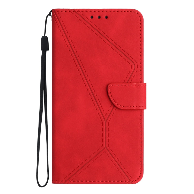 For Xiaomi 13 Ultra Stitching Embossed Leather Phone Case(Red) - 13 Ultra Cases by buy2fix | Online Shopping UK | buy2fix