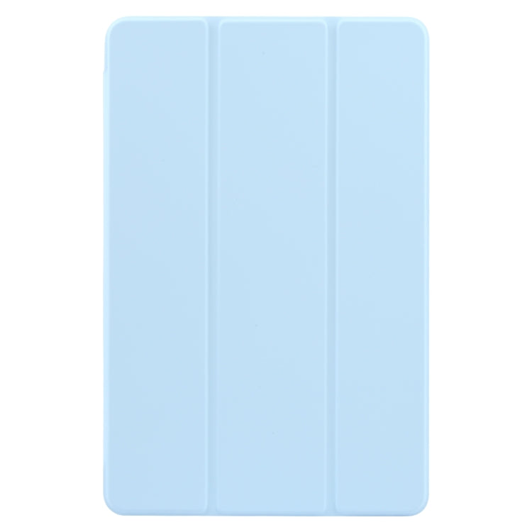 For Xiaomi Pad 6 / Pad 6 Pro Three-fold Holder Flip Tablet Leather Case(Sky Blue) -  by buy2fix | Online Shopping UK | buy2fix