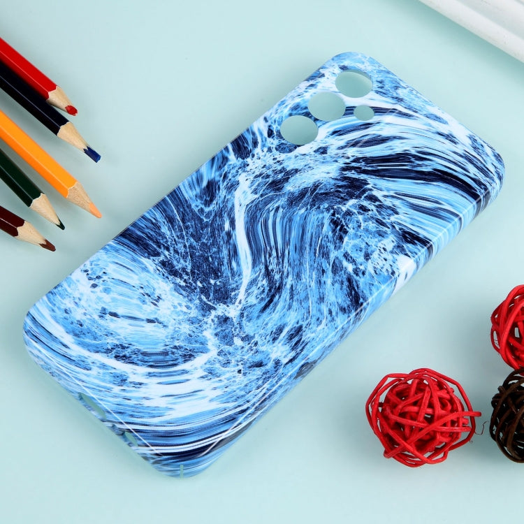 For Samsung Galaxy S23+ 5G Marble Pattern Phone Case(Navy Blue White) - Galaxy S23+ 5G Cases by buy2fix | Online Shopping UK | buy2fix