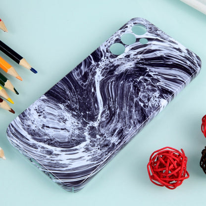 For Samsung Galaxy S22+ 5G Marble Pattern Phone Case(Black White) - Galaxy S22+ 5G Cases by buy2fix | Online Shopping UK | buy2fix