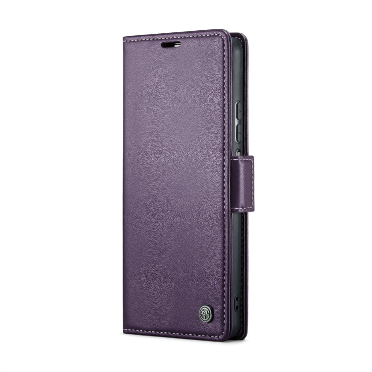 For Xiaomi Redmi Note 11 4G Global/Note 11S Global CaseMe 023 Butterfly Buckle Litchi Texture RFID Anti-theft Leather Phone Case(Pearly Purple) - Xiaomi Cases by CaseMe | Online Shopping UK | buy2fix