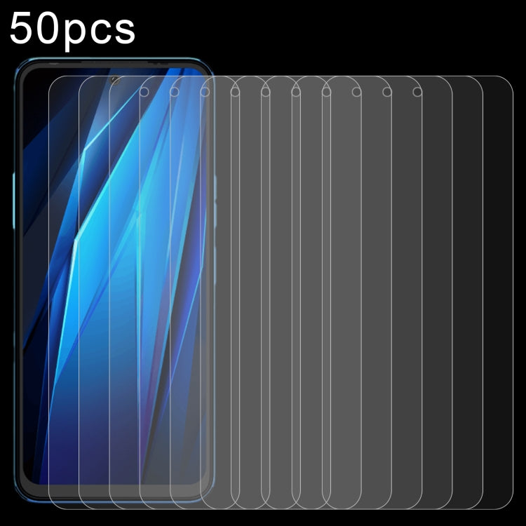 For TECNO Pova Neo 3 50pcs 0.26mm 9H 2.5D Tempered Glass Film - Tecno Tempered Glass by buy2fix | Online Shopping UK | buy2fix