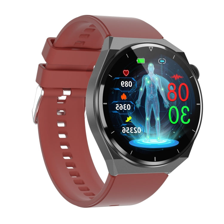 TK20 1.39 inch IP68 Waterproof Silicone Band Smart Watch Supports ECG / Remote Families Care / Body Temperature Monitoring(Red) - Smart Watches by buy2fix | Online Shopping UK | buy2fix