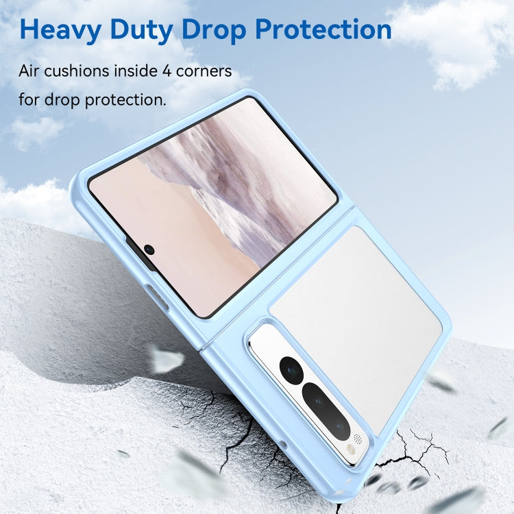 For Google Pixel Fold Colorful Series Acrylic + TPU Phone Case(Blue) - Google Cases by buy2fix | Online Shopping UK | buy2fix
