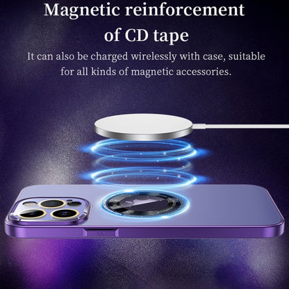 For iPhone 13 Pro Max CD Texture MagSafe Magnetic Phone Case(White) - iPhone 13 Pro Max Cases by buy2fix | Online Shopping UK | buy2fix