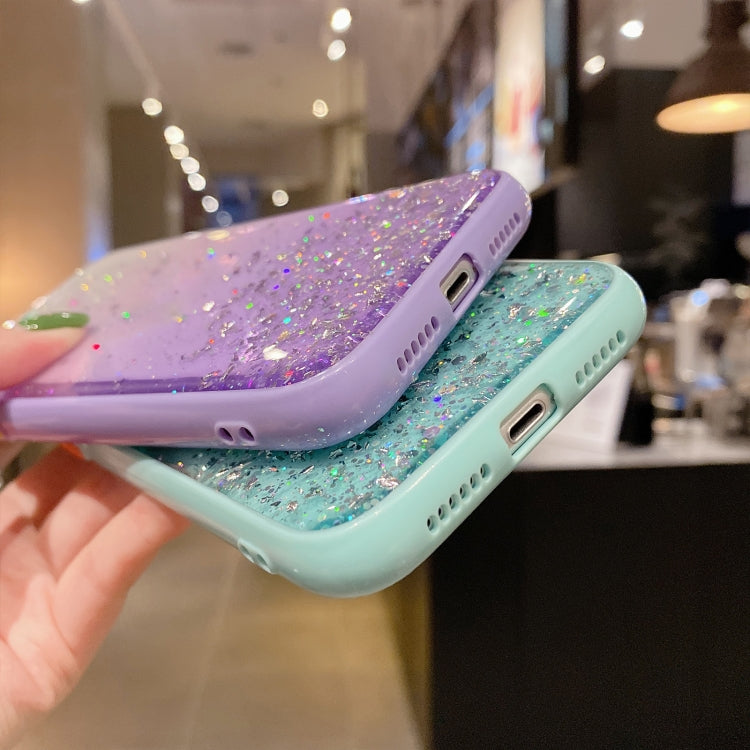 For iPhone 13 Pro Max Starry Gradient Glitter Powder TPU Phone Case(Black) - iPhone 13 Pro Max Cases by buy2fix | Online Shopping UK | buy2fix