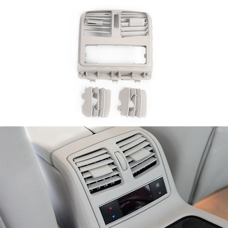 For Mercedes-Benz CLS W218 Car Rear Air Conditioner Air Outlet Panel 21883004547M91, Style:High Version(Grey White) - Air Conditioning System by buy2fix | Online Shopping UK | buy2fix