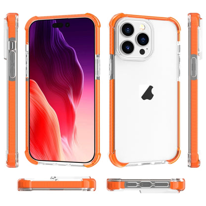 For iPhone 15 Pro Max Four-corner Shockproof TPU + Acrylic Phone Case(Orange) - iPhone 15 Pro Max Cases by buy2fix | Online Shopping UK | buy2fix