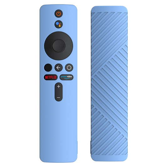 For Xiaomi 4K TV Stick Remote Control Liquid Silicone Protective Case(Sky Blue) - Remote Control Covers by buy2fix | Online Shopping UK | buy2fix