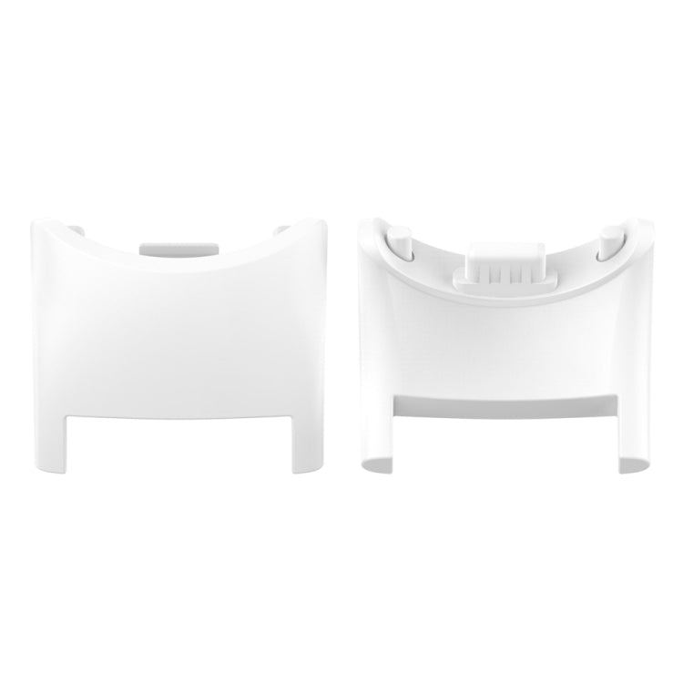 For Xiaomi Mi Band 8 1 Pair  PC Plastic Watch Band Connector(White) - For Xiaomi by buy2fix | Online Shopping UK | buy2fix