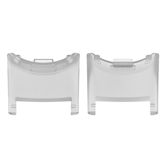 For Xiaomi Mi Band 8 1 Pair  PC Plastic Watch Band Connector(Transparent White) - For Xiaomi by buy2fix | Online Shopping UK | buy2fix