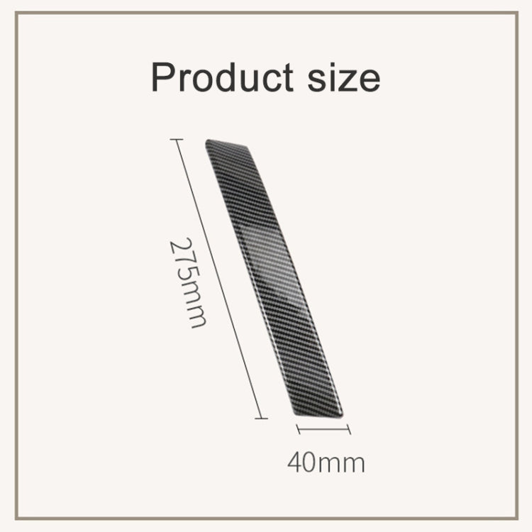 For Nissan Qashqai Left-Drive Car Door Inside Handle Cover, Type:Cover Right(Carbon Fiber) - Door Handles by buy2fix | Online Shopping UK | buy2fix