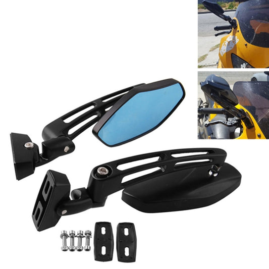 1Pair SF-062 Motorcycle Modified Rearview Mirror Reflective Mirror(Black) - Side Mirrors by buy2fix | Online Shopping UK | buy2fix