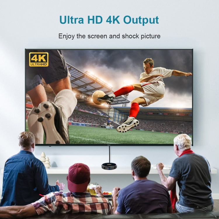 HK1RBOX H8-H618 Android 12.0 Allwinner H618 Quad Core Smart TV Box, Memory:2GB+16GB(AU Plug) - Allwinner H6 by buy2fix | Online Shopping UK | buy2fix