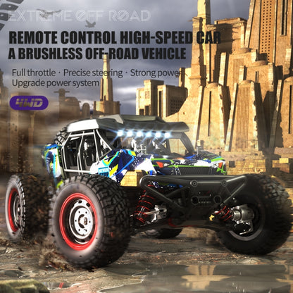 JJR/C Q141B Brushless 4WD High Speed Remote Control Desert Truck(Blue) - RC Cars by JJR/C | Online Shopping UK | buy2fix