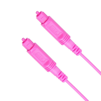 1.5m EMK OD2.2mm Digital Audio Optical Fiber Cable Plastic Speaker Balance Cable(Pink) - Audio Optical Cables by EMK | Online Shopping UK | buy2fix