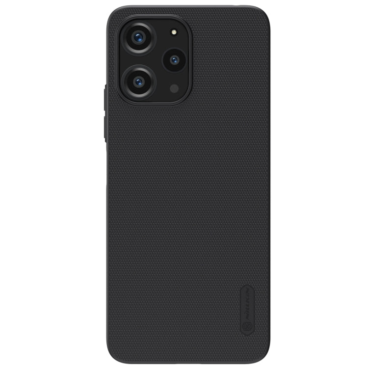 For Xiaomi Redmi 12 4G / Note 12R 5G NILLKIN Frosted Shield Pro PC + TPU Phone Case(Black) - Xiaomi Cases by NILLKIN | Online Shopping UK | buy2fix