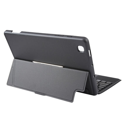 T610B-AS Pivot Backlight Upper Pen Tray Bluetooth Keyboard Leather Case For Samsung Galaxy Tab S6 Lite 10.4 P610/615(Black) - Samsung Keyboard by buy2fix | Online Shopping UK | buy2fix