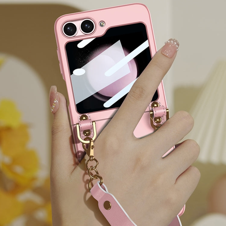For Samsung Galaxy Z Flip5 GKK Ultra-thin Handbag Phone Case(Pink) - Galaxy Z Flip5 Cases by GKK | Online Shopping UK | buy2fix